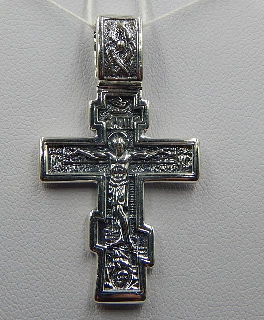 Срібний підвіс-хрест (32272309) 0