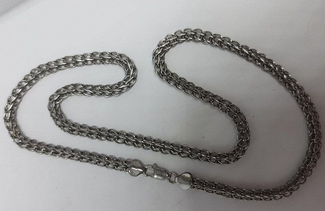 Серебряная цепь с плетением Фараон (33731436) 1