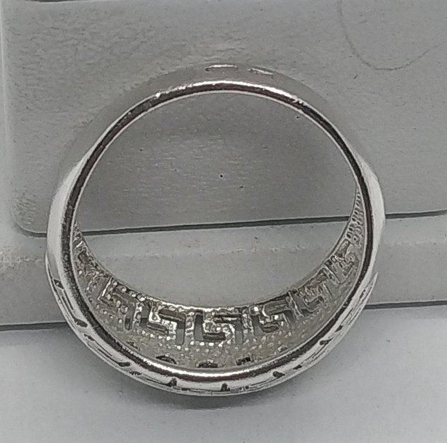Серебряное кольцо с цирконием (30198222) 4