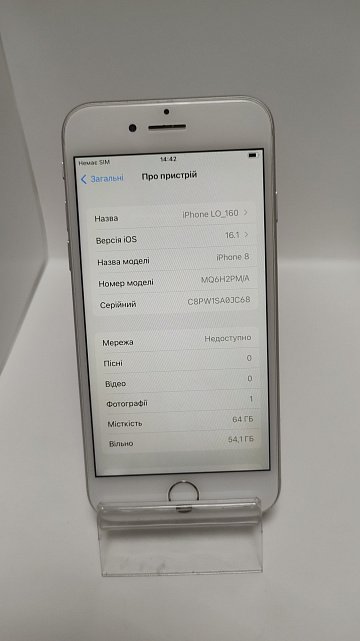 Apple iPhone 8 64Gb Silver (MQ6L2)  5