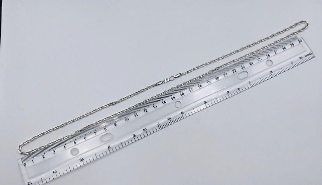 Серебряная цепь с плетением Якорное (32536846) 2