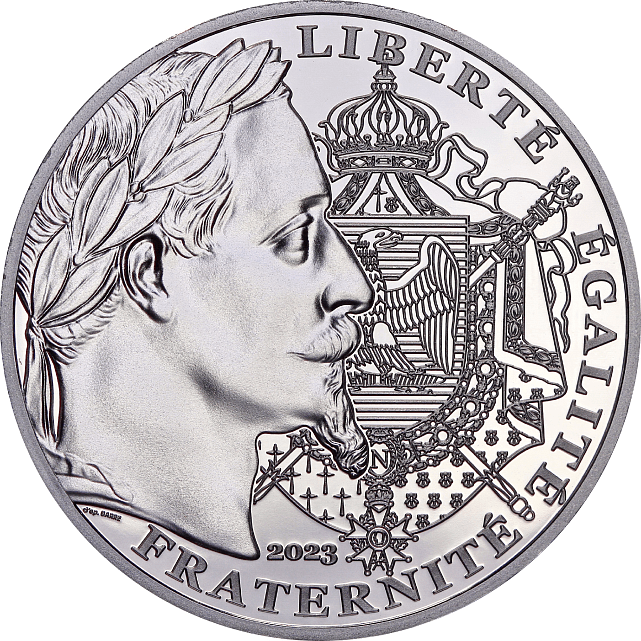 Серебряная монета 1/2oz Золото Франции: Наполеон 20 Евро 2023 Франция (30730970) 0