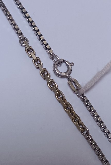 Серебряная цепь с плетением Фантазийное (33821577) 0