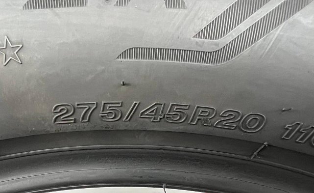 Летние шины 275/45 R20 Bridgestone Alenza 001 Run Flat 5mm 6