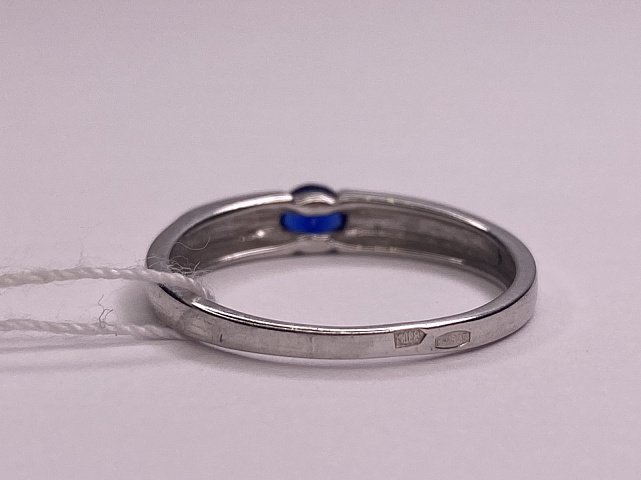 Серебряное кольцо с цирконием (29644299) 5
