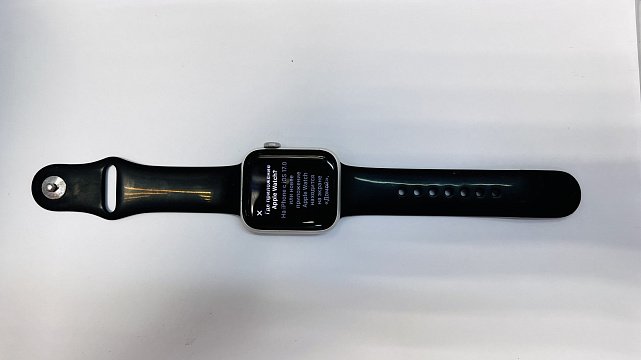 Смарт-годинник Apple Watch Nike SE GPS, 44mm Silver Aluminium Case with Pure Platinum/Black Nike Sport Band (MYYH2)  4