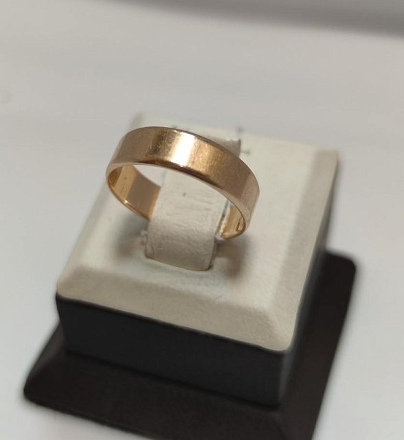 Обручальное кольцо из красного золота (33940555) 1