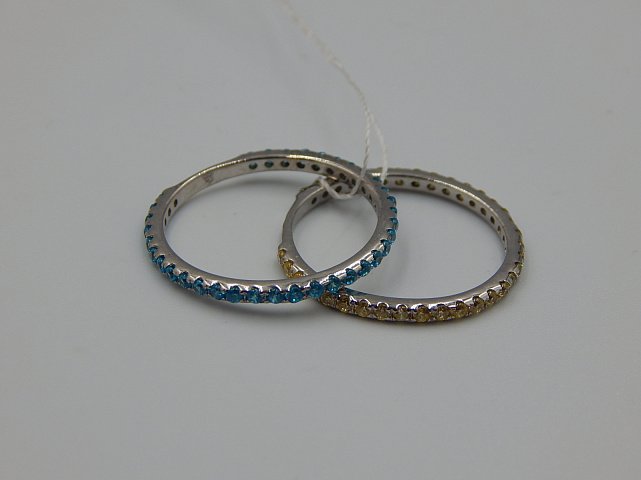 Серебряное кольцо с цирконием (30662571) 4