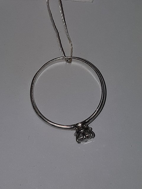 Серебряное кольцо с цирконием (30513453) 3