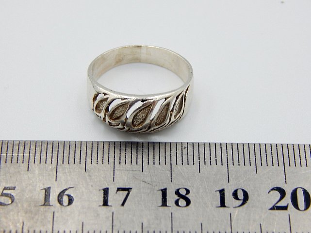 Серебряное кольцо (30490451) 4