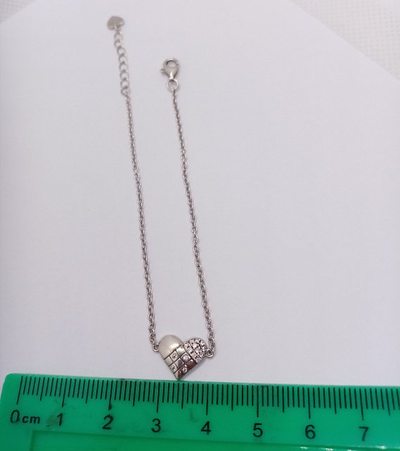 Срібний браслет із цирконієм (33639339) 1