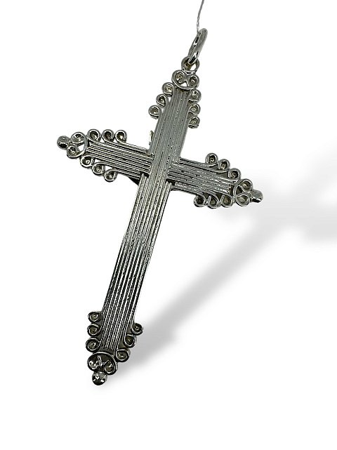 Срібний підвіс-хрест (33517992) 1