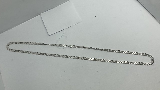Серебряная цепь с плетением Двойной ромб (33965795) 2