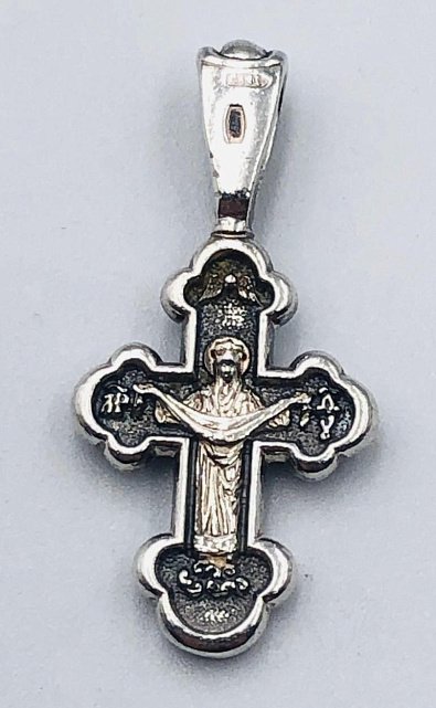 Срібний підвіс-хрест (32449469) 1