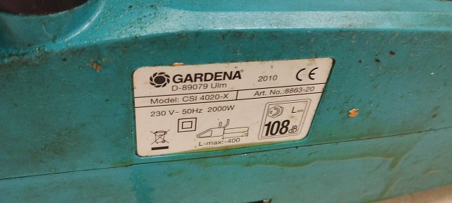 Электропила цепная Gardena CSI 4020-X 4
