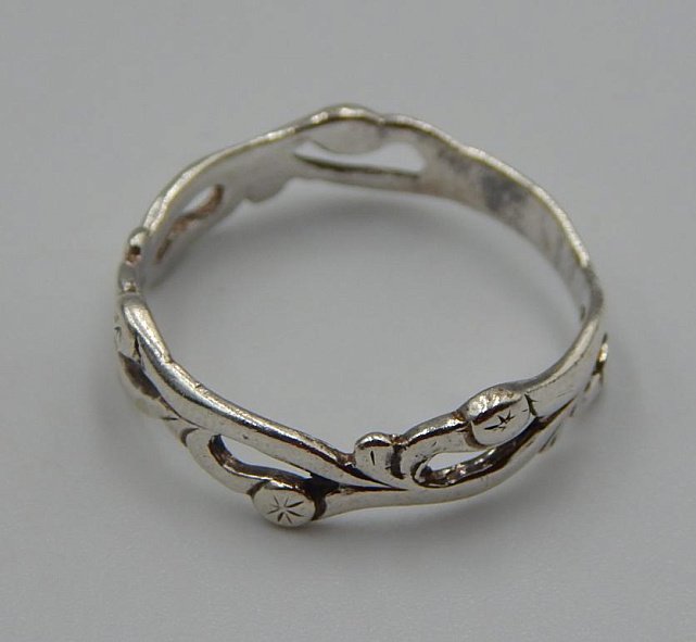 Серебряное кольцо с цирконием (32174456) 2