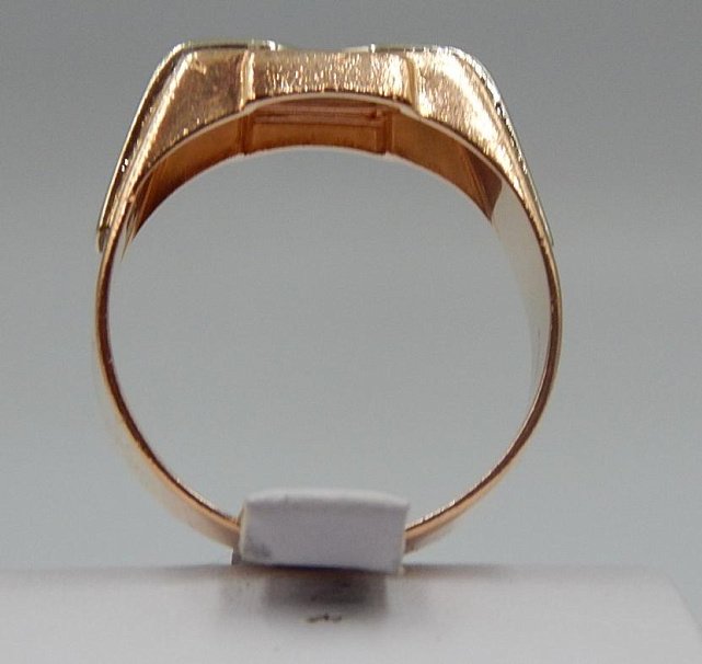 Перстень з червоного та білого золота (31896181) 3