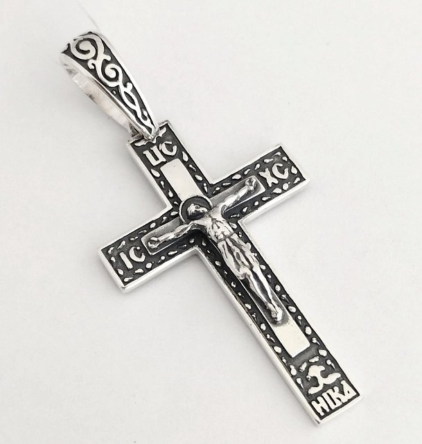 Срібний підвіс-хрест (33545327) 0