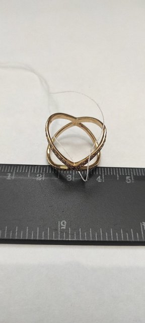 Кольцо из красного золота с цирконием (31565280) 1