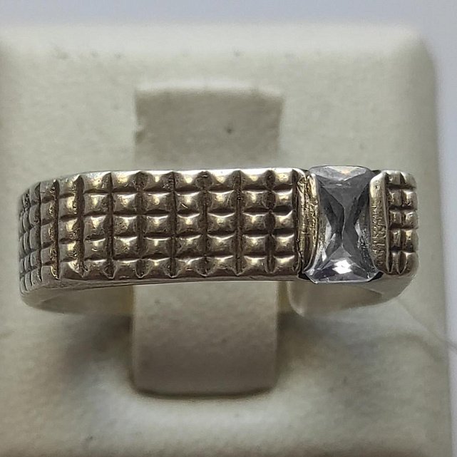 Срібний перстень із цирконієм (33948707) 0