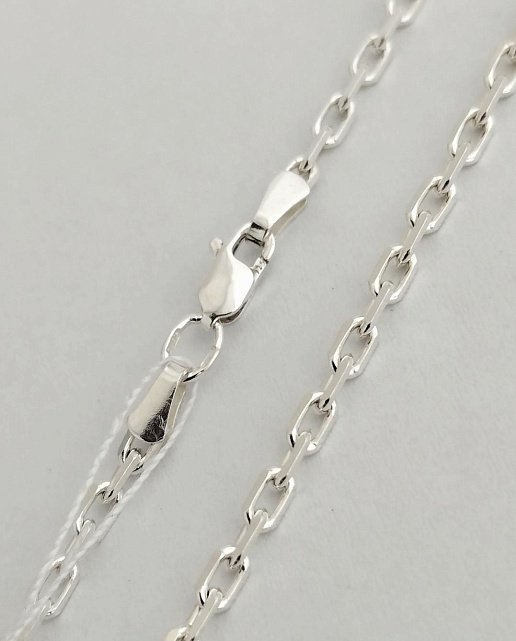 Серебряная цепь с плетением Якорное (33594882) 0