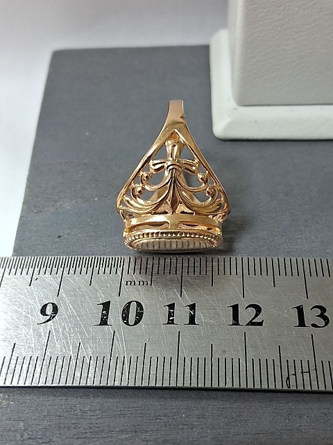 Кольцо из красного золота (31947191) 6