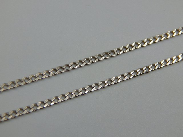 Серебряная цепь с плетением Панцирное (32557494) 1