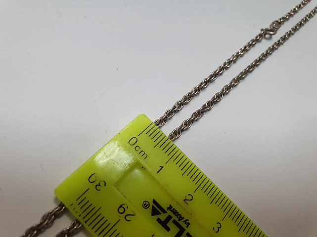 Серебряная цепь с плетением Кордовое (33453948) 2