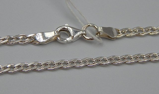 Серебряная цепь с плетением Нонна (32508487) 0