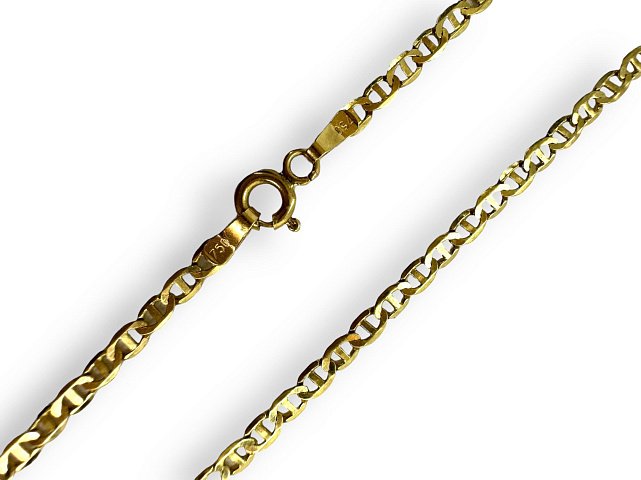 Ланцюжок з жовтого золота з плетінням морське Якірне (31870260) 0