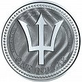 картинка Серебряная монета 1oz Трезубец 1 доллар 2017 Барбадос (3146745) 