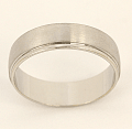 картинка Обручальное кольцо из белого золота (5462980) 