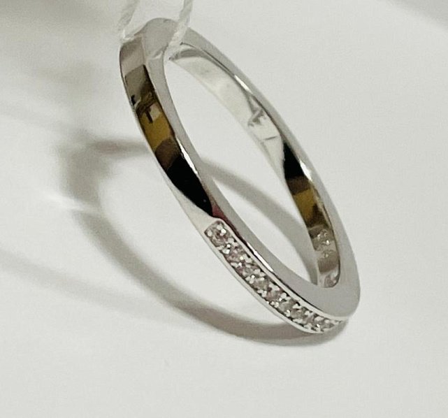Серебряное кольцо с цирконием (32405065) 3