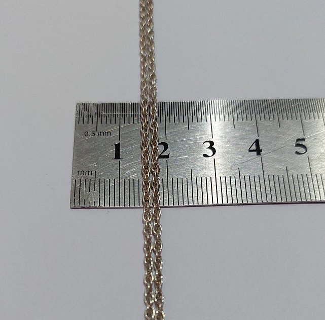 Серебряная цепь с плетением Кордовое (30090141) 1