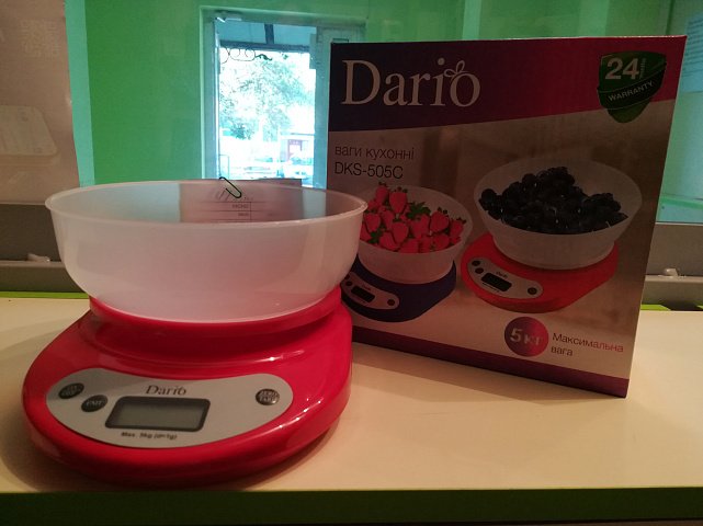 Весы кухонные Dario DKS-505C 1