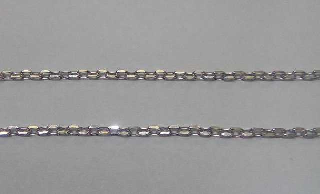 Серебряная цепь с плетением Якорное (30519524) 0