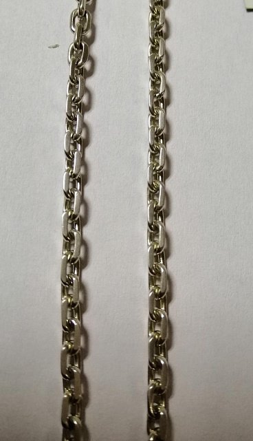 Серебряная цепь с плетением Якорное (28156874) 1