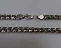 картинка Серебряная цепь с плетением Бисмарк (16460151) 