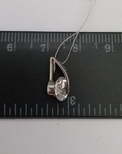 Срібний кулон з цирконієм (31510234) 6