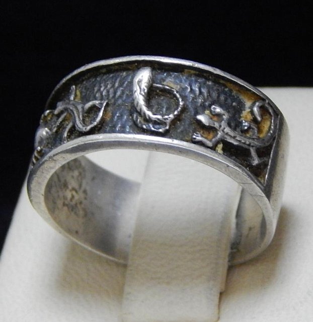 Серебряное кольцо (30510146) 0