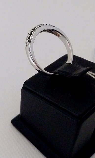Серебряное кольцо с цирконием (30837835) 2