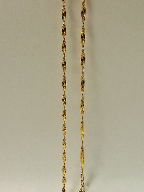 Цепь из желтого золота с плетением Фантазийное (31230296) 1