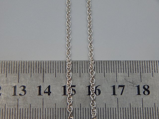 Серебряная цепь с плетением Кордовое (32202989) 1