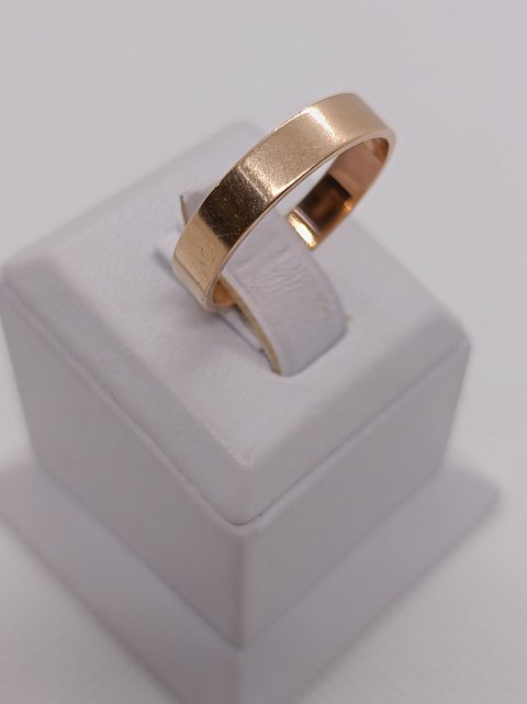 Обручальное кольцо из красного золота (33468685) 1