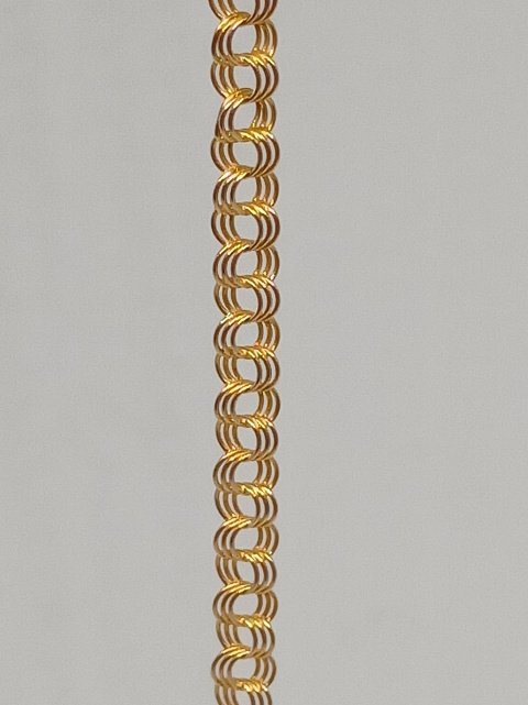 Ланцюжок з жовтого золота з плетінням Бісмарк (33656521) 2