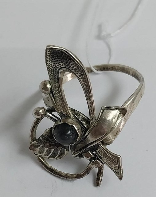 Серебряное кольцо с перламутром (33797294) 1