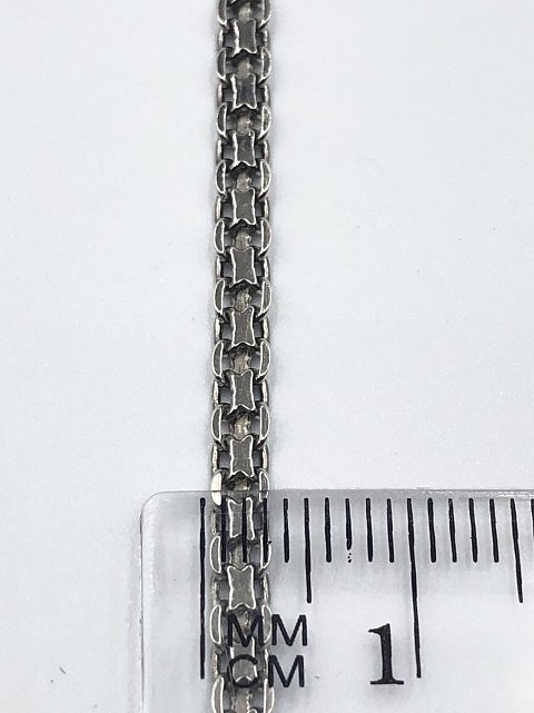 Срібний ланцюг з плетінням Фантазійне (33896500) 2