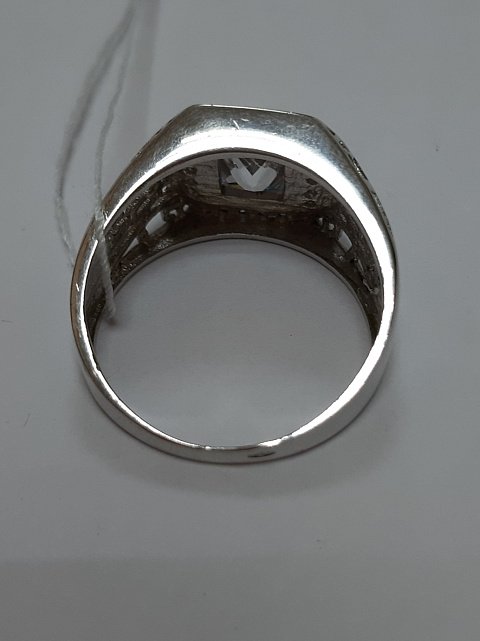 Серебряный перстень с цирконием (30834942) 5