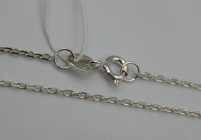 Серебряная цепь с плетением Якорное (32175059) 0