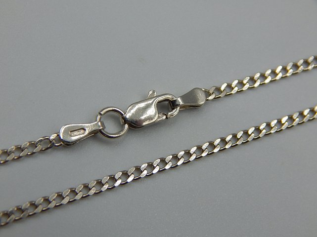 Серебряная цепь с плетением Панцирное (32557494) 0